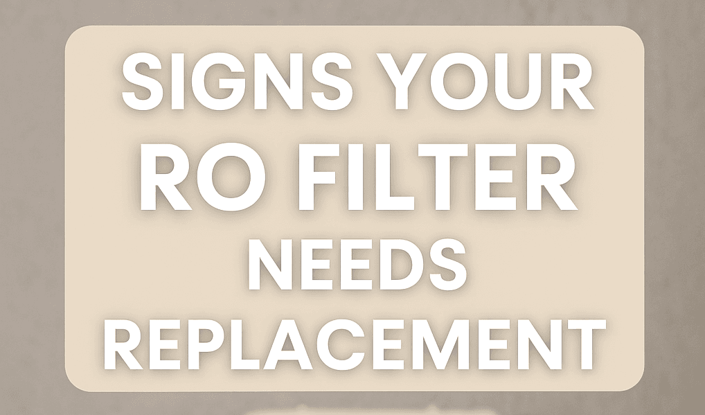 Signs Your RO Filter Needs Replacement | Expert Tips from Singla RO Mart