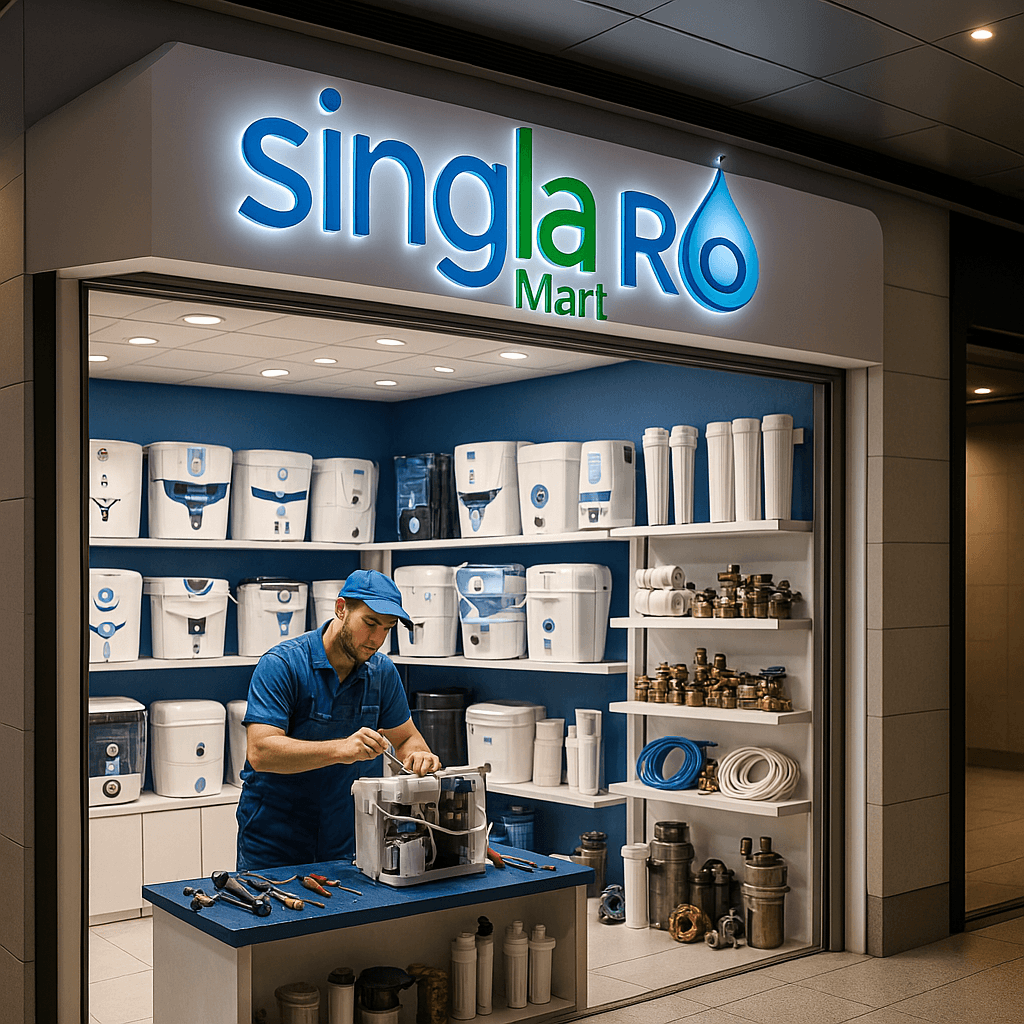 Storefront of Singla RO Mart