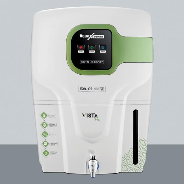 Dual tap commercial RO system for filtered hot and cold water